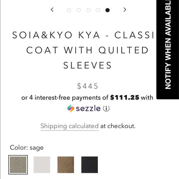 NWT Anthropologie Soia + Kyo “Kya” Trench Coat in Sage Size XXL - Picture 6 of 15